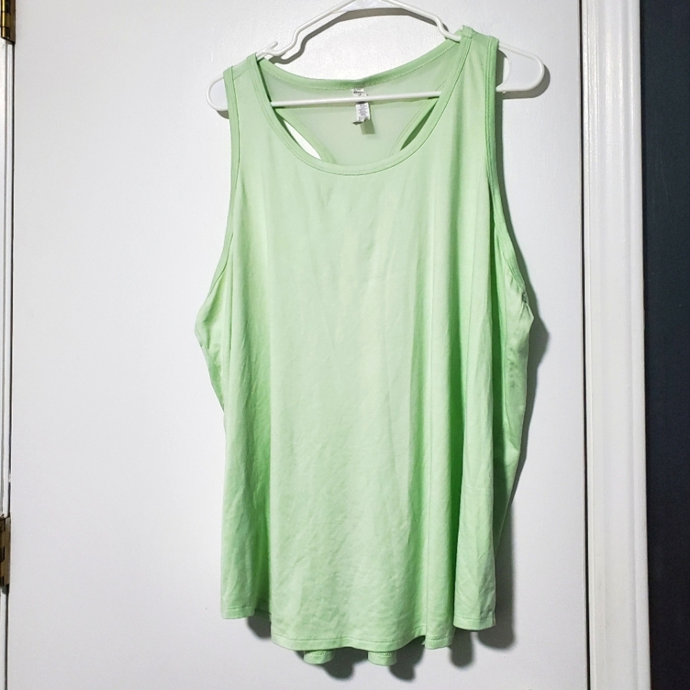RBX Green Sleeveless Relaxed Tank Top Size 2X